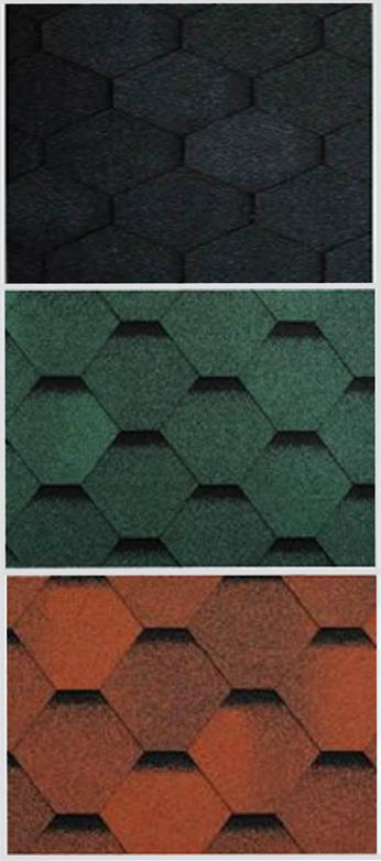 Roof shingles BITUMEN SHINGLES Roof shingles 6 layer bitumen shingles are made from a durable and highly resistant fiber glass base coated with the polymer-reinforced bitumen mix which includes a
