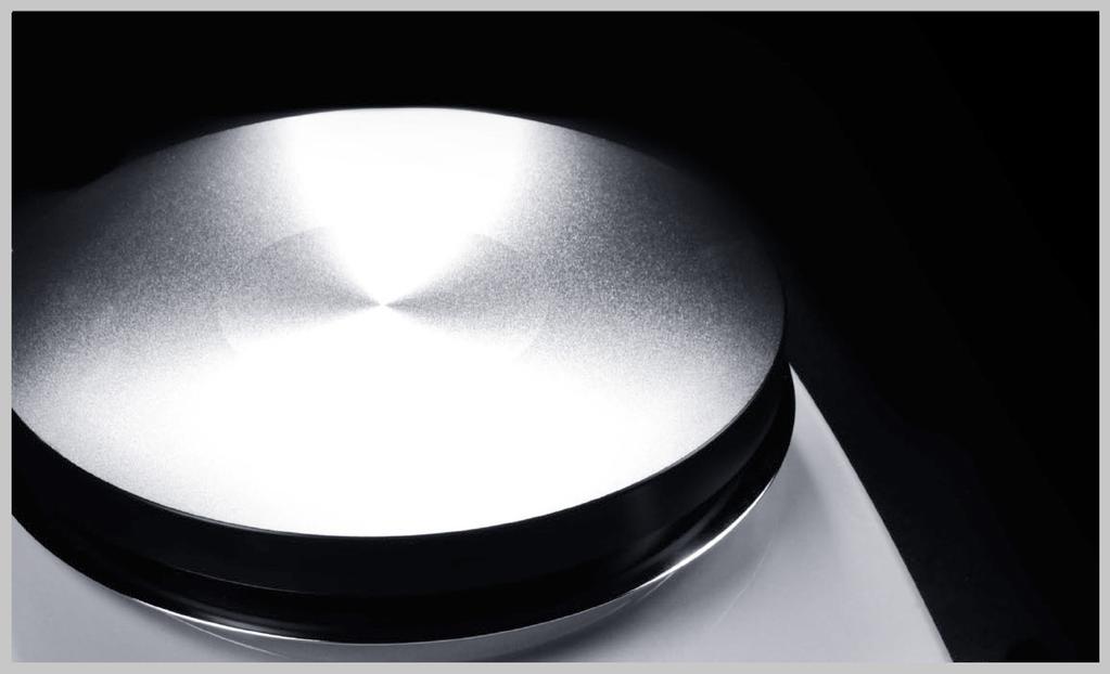Kera-Disk top plate With Kera-Disk material coating, fast heat-up times and chemical resistance!