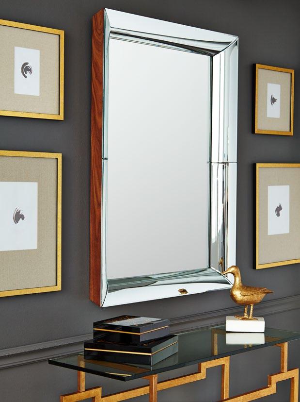 MIRROR Mirror is a magical material. By reflecting its surroundings, it disappears into a room, imparting a sense of space, while also drawing in light.