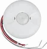 Ceiling Mount Sensors Passive infrared technology (PIR) 360 field of view, 1200 sq. ft. Simple and fast installation Adjustable time delay and light level.
