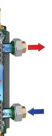 The moving parts that control air venting are accessed simply by removing the upper