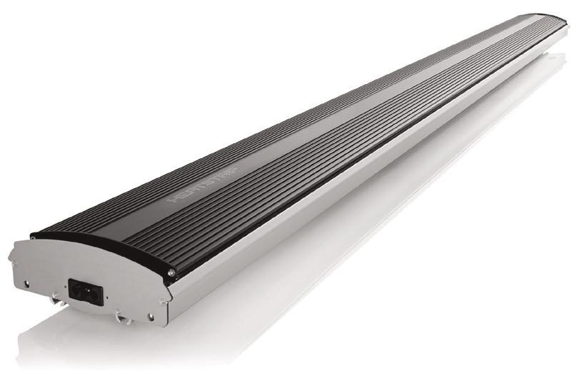 If your Pergola Awning is fully enclosed, why not employ some lightless, ceramic heaters?