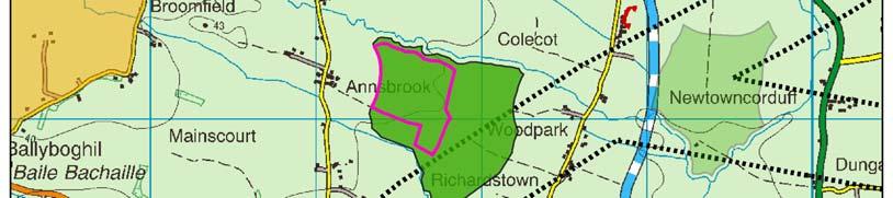 (a) Annsbrook The key benefits of this Land parcel are its reasonable distance from the nearest designated scenic routes and the generally low level of visibility from surrounding roads due to