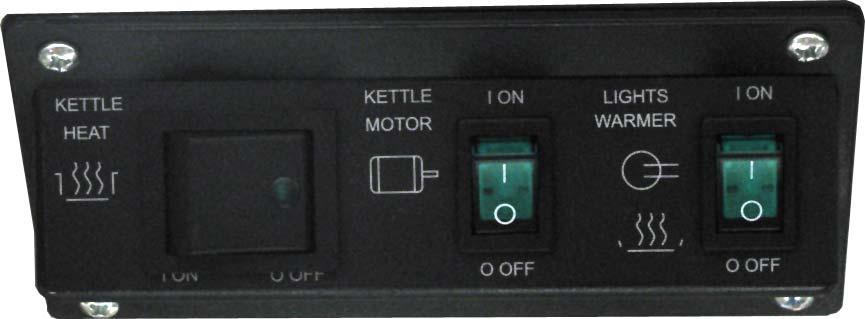 Operating Instructions Controls and Their Functions Light & Warmer Switch This switch operates the overhead light and corn