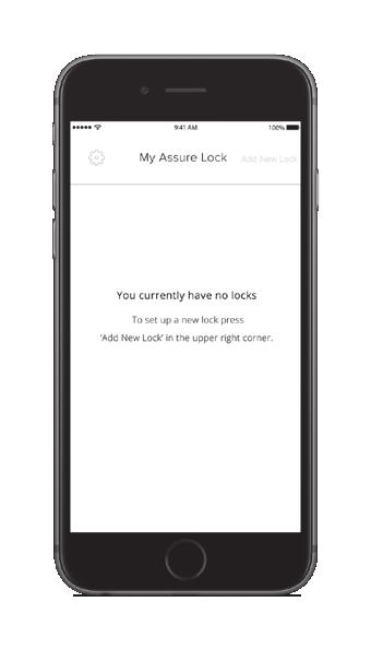 During this process, please do not walk away from your Assure Lock with Bluetooth or close your Yale Assure app.