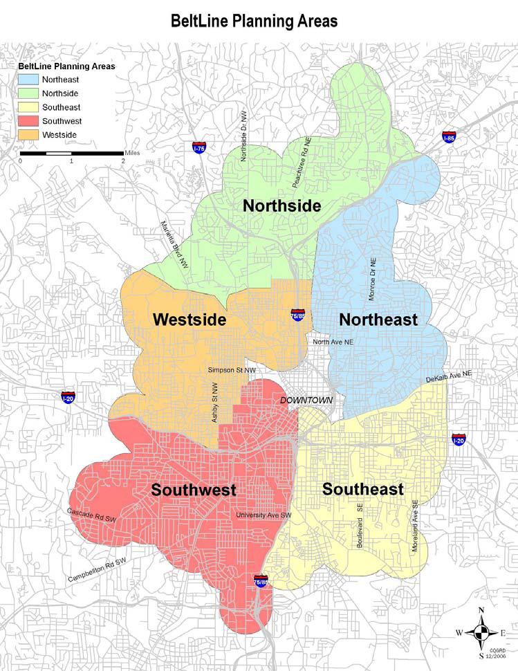 Center for Quality Growth and Regional Development Sustainability Atlanta BeltLine Health Impact Assessment (HIA) Atlanta BeltLine Health Impact Assessment: HIA study areas Image source : CQGRD The