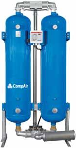 For critical applications, adsorption dryers can be specified to provide a pressure dewpoint of -70 C.