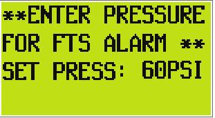 This allows the remote alarm to trip when power is lost to the unit. For more detailed alarm screens, refer to section 5.3. 5.1.