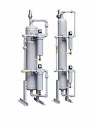 STVNGX Natural Gas Dryers - Single Tower Features: Low cost, low capacity basic package External regeneration or desiccant replacement required AutoDew is a highly recommended option Applications: