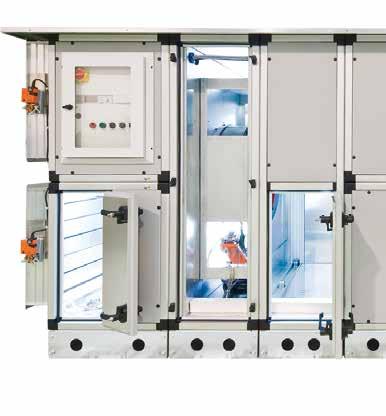 The working principle at a glance Typical configurations for Daikin air handling units provide a versatile range of functions.