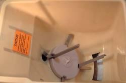 Bucket, soiled towels Ice scoop McD All Purpose Super Cleaner (APSC) solution 4 Remove agitator retainer and ice agitator