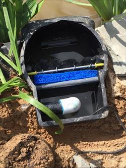 Step 5 in Building the Dream Water Garden Filtration Type Along with a pump, the filter is one of the most important components in maintaining a healthy, clear pond. 1.