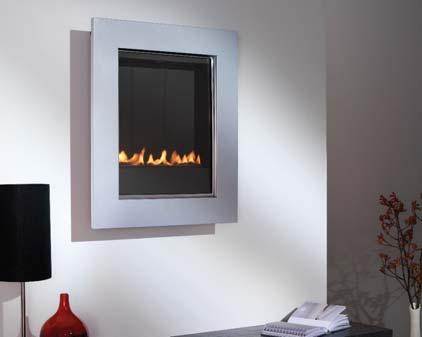 The eko 5010 is a 100% efficient gas fire that simply hangs on the wall using just four screws.