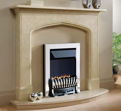 The eko 5510 does not require a chimney or flue therefore all the heat generated is distributed into the room and none is lost up the chimney.