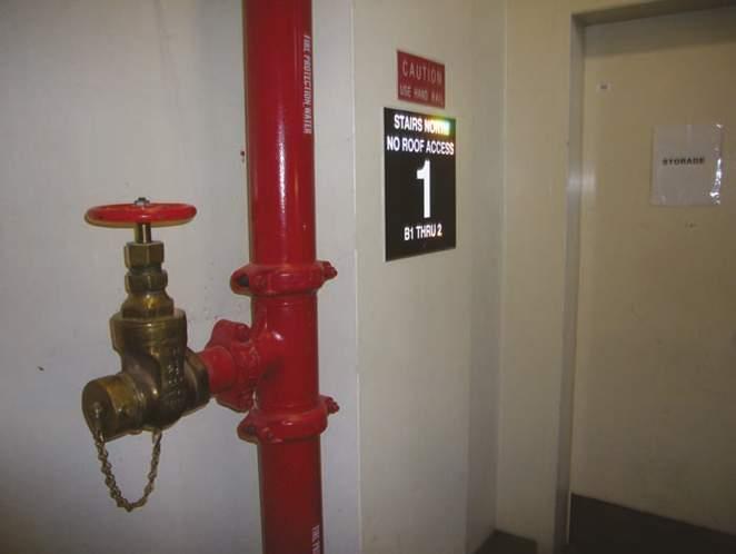 Standpipes (CBC 3311) A minimum of one standpipe must be available during construction for fire