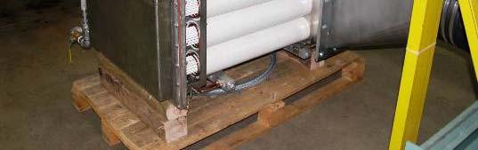 each bundle Copper coil heat exchanger surrounds