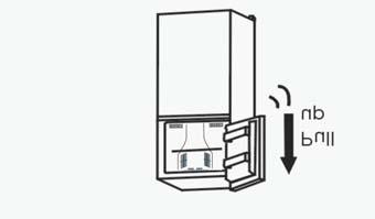 Changing the Reversible Door Before reversing the door swing, ensure the appliance is unplugged and empty. Provide additional support for the doors while hinges are being removed.