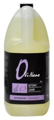 SANY OVI-NANO CARPET CLEANER AND TEXTILE DEODORIZER OVINANO-4S 4L X 2/CS 1:200 1:100 1:30 OVI-NANO is an enzyme based textile stain remover and deodorizer.