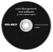 Lock Management Tool allows programming, interrogation and overall management from a centralized location of up to 25 doors Kit Contains: - LMT software - Users' Manual (on CD) * Both the