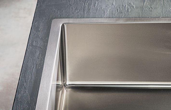 hansgrohe Design and manufacture 19 Sink production Quality that can be seen Sturdy: Stainless steel is resilient and