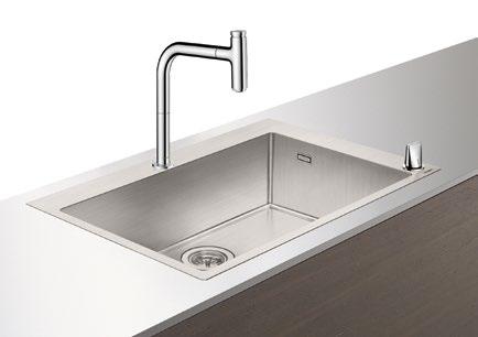 hansgrohe Sink combos Overview 27 Installation options All our basins can be integrated flush in the worktop or surface mounted from above.