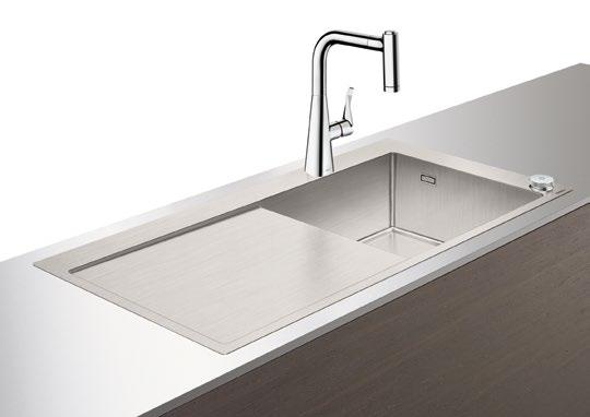 hansgrohe Sink combo 450 35 C71-F450-02 Select sink combo 450 with drainer Select sink combo Dimensions in mm, installation options C71-F450-02 Ø 50 Ø 40 744 301 42 210 332 410 221 190 185 510