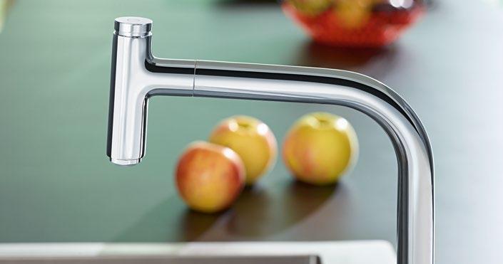 hansgrohe Series 71 Select 2-hole 69 Series 71 Select 2-hole c a. 76 0 M7119-H200 2-hole Select kitchen mixer 200 with pull-out spout 208 4 max.
