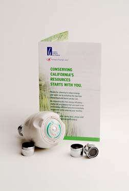 Energy Efficiency Starter Kits Program Description Available at NO COST to customers. Includes one low-flow showerhead (1.5 GPM), one kitchen faucet aerator (1.