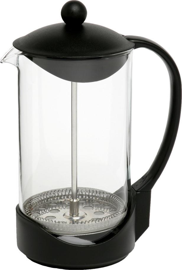 Impress Black Coffee Plunger Product Code: 531103 3 cup Product Code: 531108 8 cup The impress 3/8 cup Black