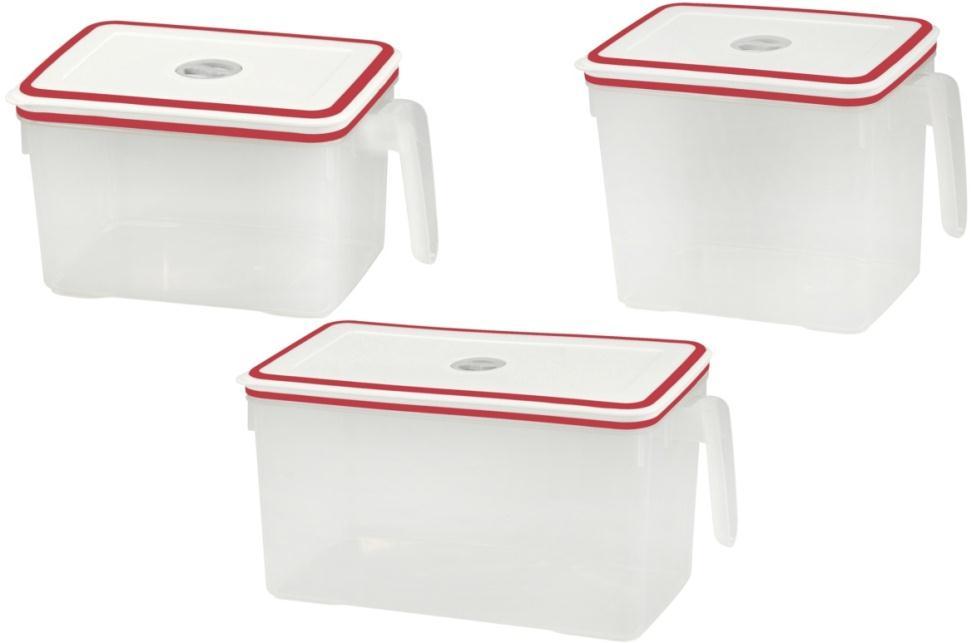 Microwave & Airtight containers Product Code: 4200033 Set of 3 1.7L, 1.
