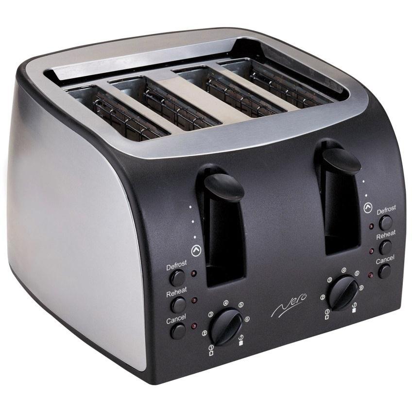 4 Slice Toaster Product Code: 746055 Stylish elegant 4 Slice toaster Cool to touch Adjustable browning control,