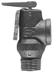 Appendix - Water Piping Component Information Water Pressure Relief Valve ASME Rated, Design Certified and Listed by C.S.A. Used for protection against excessive pressure on domestic storage tanks or tankless water heaters, the pressure relief valve has no temperature relieving element.