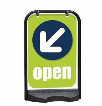 contents PAVEMENT SWING SIGNS classic switch mini swing PAVEMENT FOIL SIGNS sign wedge A BOARDS chalkboards all purpose A frames FORECOURT SIGNS H2O swingmaster PAVEMENT BANNER STAND SYSTEMS