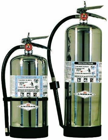 RUGGED 5 Year Manufacturer s Warranty Stored Pressure Design Polished Stainless Steel Cylinders Exclusive crevice free, butt welded cylinders Temperature Range +40 F to 120 F CLEAN Leaves no powder