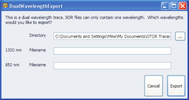SECTION 7: OWLVIEW FOR OTDR SOFTWARE OPERATING THE SOFTWARE, CONT. CLOSING TRACES To close the currently viewed trace: 1) Click File, Close WORKING WITH SOR FILES OWLView software can export native.