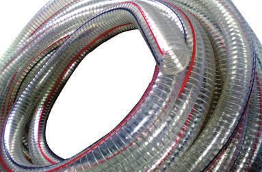 120 to 180 C) you may use Super heavy duty PU hose or Rigid lined silicon hoses. Special polyether polyurethane (Fd.