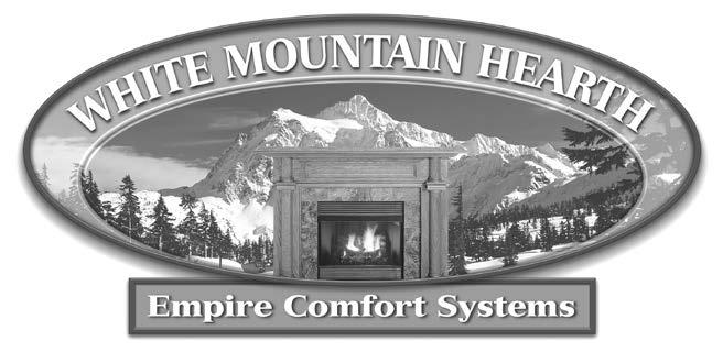 INSTALLATION Instructions AND Owner's Manual The White Mountain Log Collection PONDEROSA Log Set for UNVENTED GAS LOG HEATER OR VENTED DECORATIVE APPLIANCE MODELS LS-18P-2 LS-24P-1 LS-30P-1 GAS-FIRED