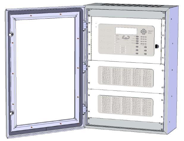 2.1.5 5000R /R 19 Rack Module comprises: Back Box 1LP, 2LP or 4LP Base Card with Loop Drivers mounted onto a Chassis Plate Door with