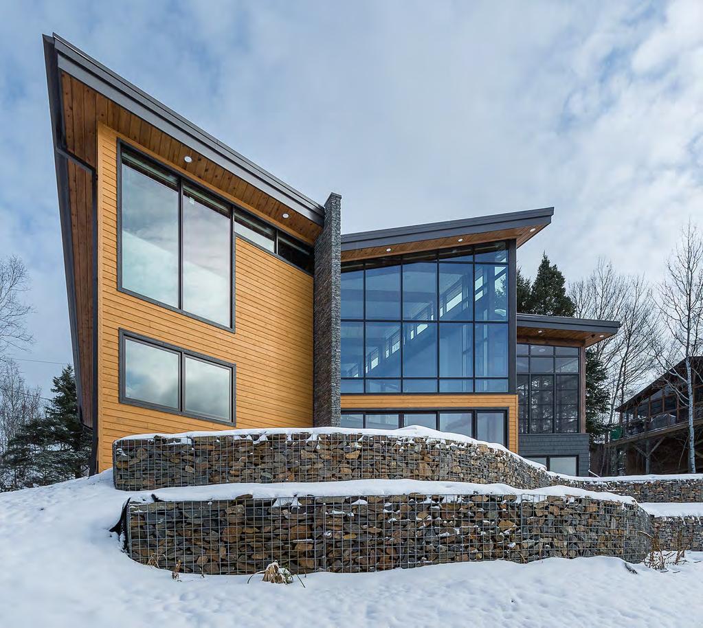 CW Timber Curtain Wall Stunning Panoramic Vistas are Here Loewen Timber Curtain Wall system.