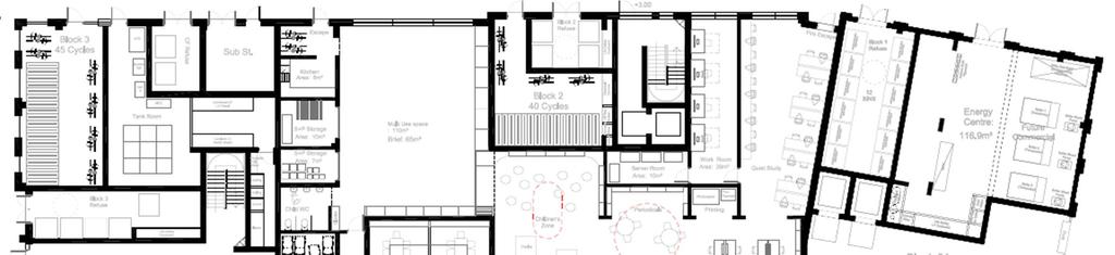 2.3 Commercial unit [A1] The commercial unit is being designed as a shell and core for fit out by tenant.