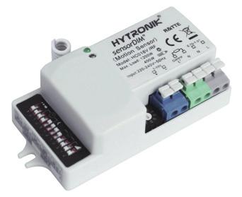 Integrated Motion Sensor LED Drivers Combination of HF motion sensor and LED power supply.