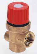 H1) PRESSURE SAFETY SYSTEMS Art. 242 Male/Female membrane safety valve. Calibration pressure to be specified. PN 10, max.working temperature 110 C, opening overpressure 20%, closing pressure 20%.