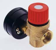 H1) PRESSURE SAFETY SYSTEMS Art. 252 Male/Female membrane safety valve. 1/4 connection for pressure gauge. Calibration pressure to be specified. PN 10,max.