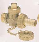 Swivel and hose connection (without plug and chain) PN 10. 152 3/8 90152AC05 100 152 1/2 90152AD05 100 152 3/4 90152AE05 50 H3) FUEL INTERCEPTION VALVES Art.