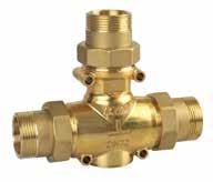 The valve closes when the pressure and/or the temperature ATM decreases within the set tolerances.