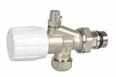 A8) FOUR-WAY VALVES WITH THERMOSTATIC OPTION FOR SINGLE PIPE AND DOUBLE PIPE SYSTEMS Adaptors and accessories from page 26 - Connections on page 8 Art.