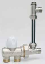 A9) SINGLE PIPE MANUAL VALVES Adaptors and accessories from page 26 - Connections on page 8 Art. 888 Single pipe valve. Frontal knob. For copper, Pex-Al-Pex, Pex piping. Reversible flow entry.