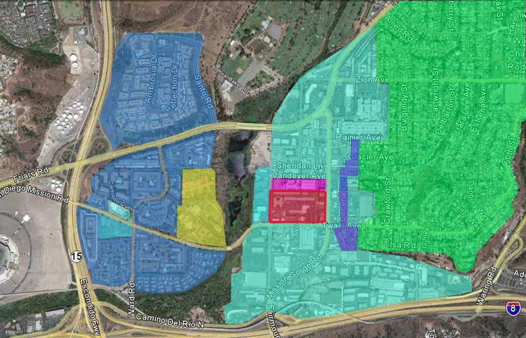 Land use Patters The CenterPointe at Grantville Plan site is located in the path of several other large scale, high density multifamily development projects that have been built throughout the 1970 s