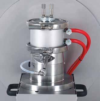 chosen process unit and varies between 0.07 and 0.6 litres. The PML 2 is suitable for basic testing of low to medium viscous products.