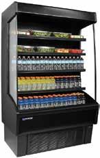 VOAM-79 SERIES Vertical Open Air Merchandisers 79" Height VOAM-C MODELS WITH ROLL-DOWN SECURITY
